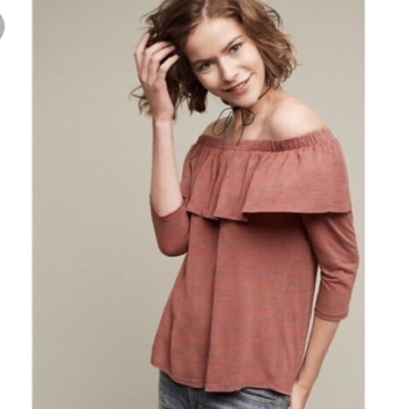 NEW Dolan Left Coast Charla Cold Shoulder Top M - Picture 1 of 8